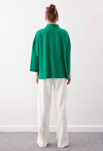 HIGH WAIST KNITTED TROUSERS