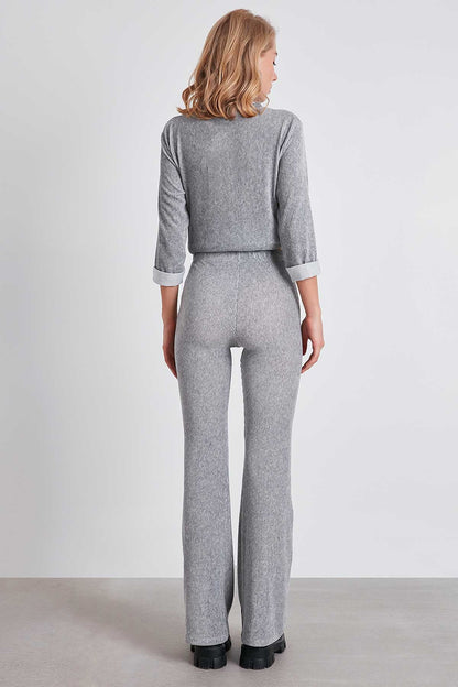 HIGH WAIST SPANISH KNITTED TROUSERS