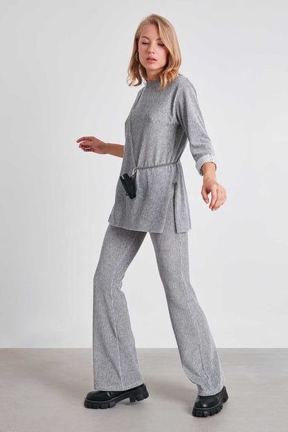 HIGH WAIST SPANISH KNITTED TROUSERS
