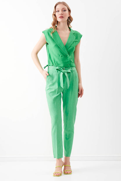 HIGH BELT TROUSERS