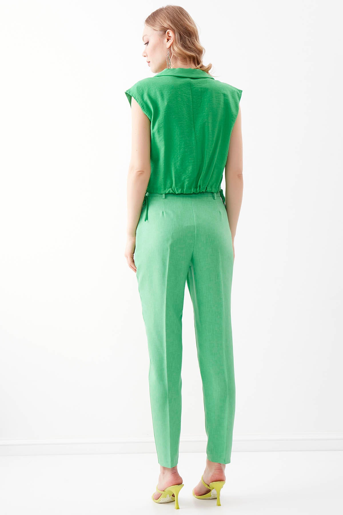 HIGH BELT TROUSERS