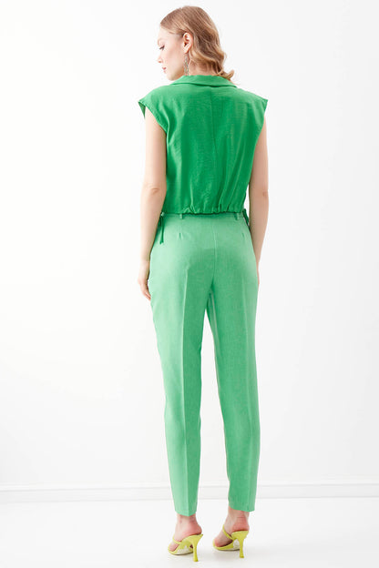 HIGH BELT TROUSERS