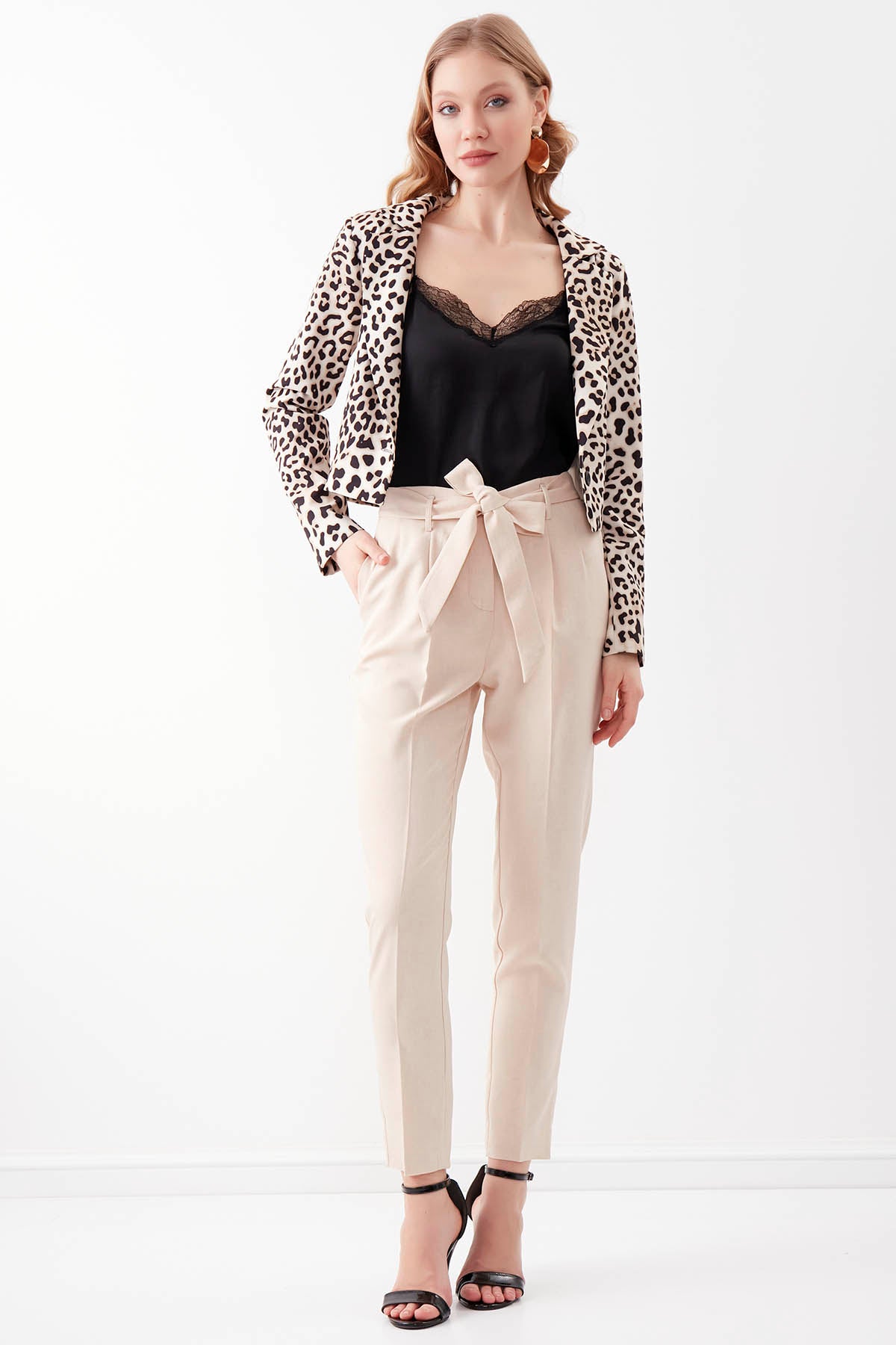 HIGH BELT TROUSERS