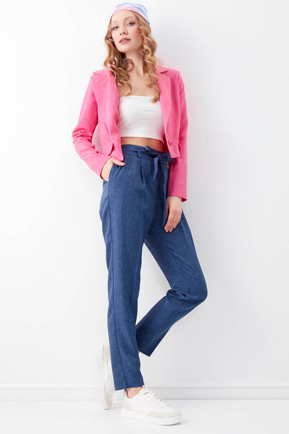 HIGH BELT TROUSERS
