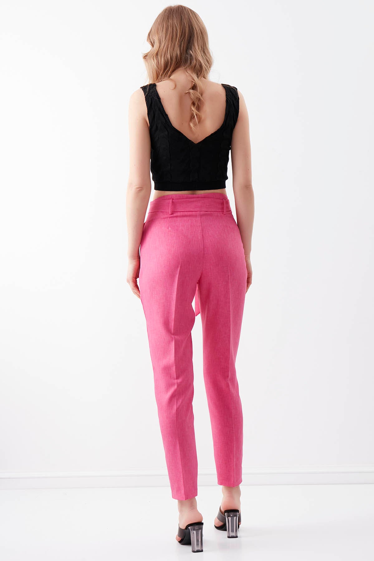 HIGH BELT TROUSERS