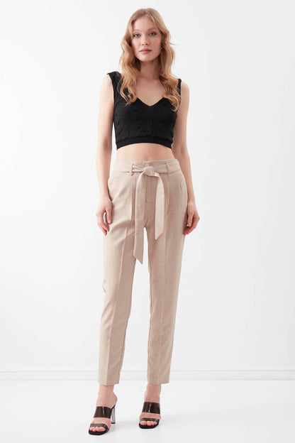 HIGH BELT TROUSERS