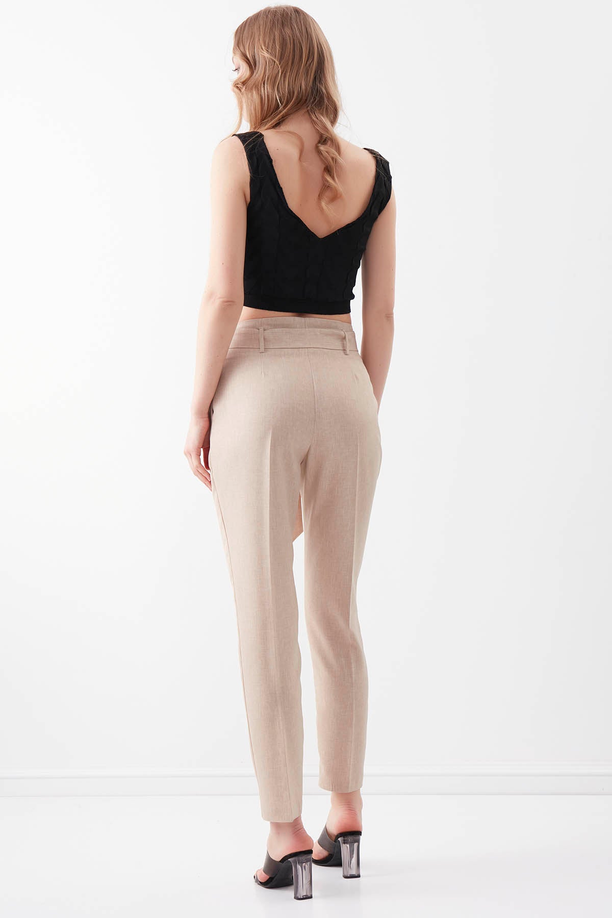 HIGH BELT TROUSERS