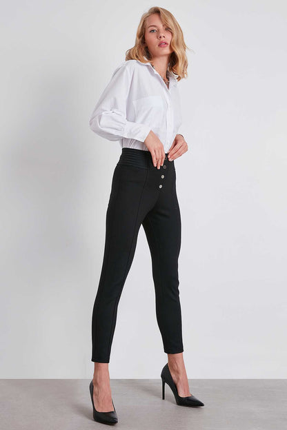 HIGH ELASTANE WAIST PANTS