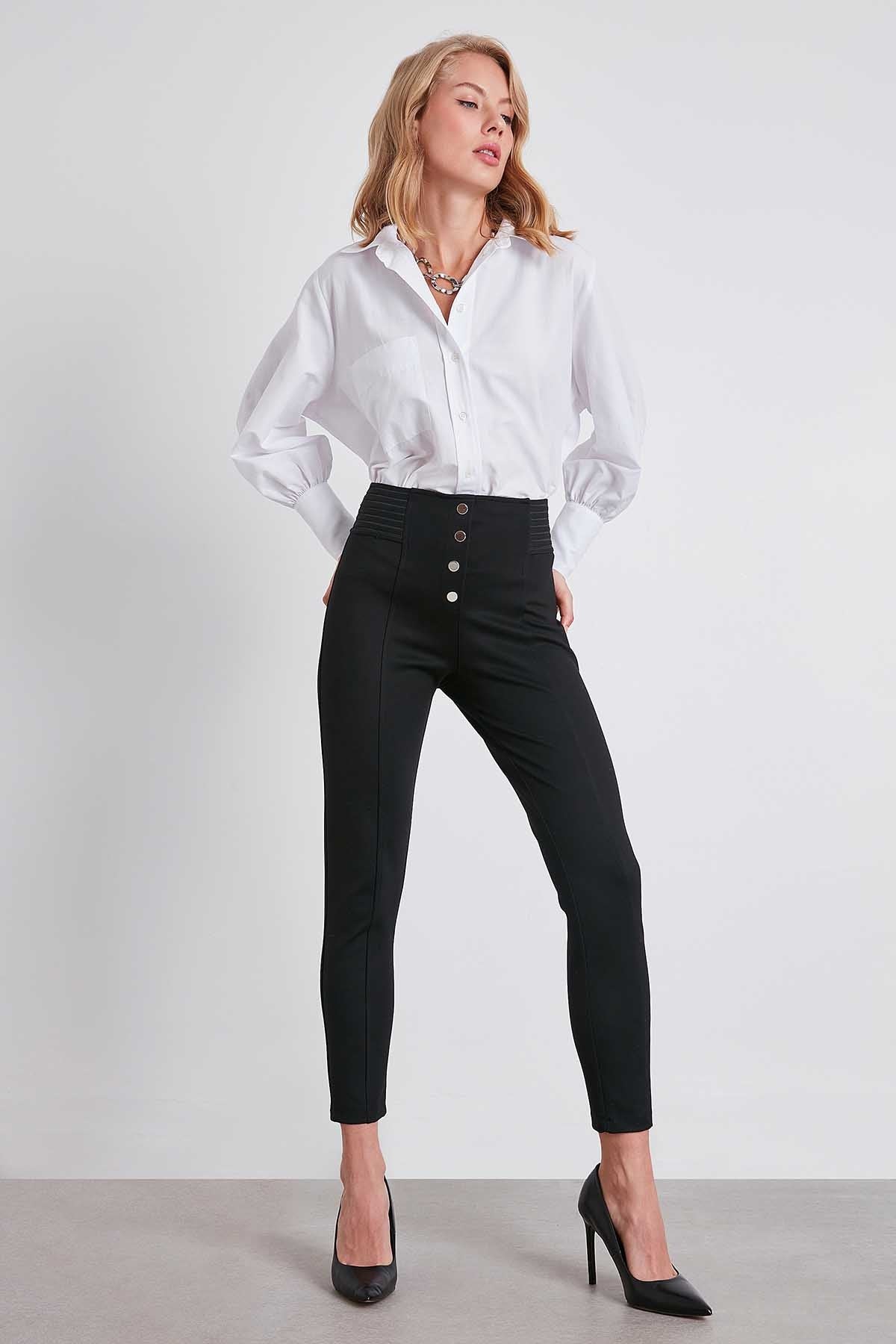 HIGH ELASTANE WAIST PANTS
