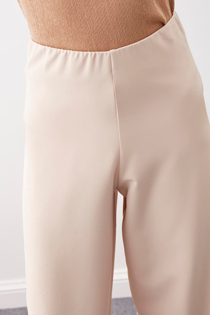 HIGH-WAIST PALAZZO TROUSERS