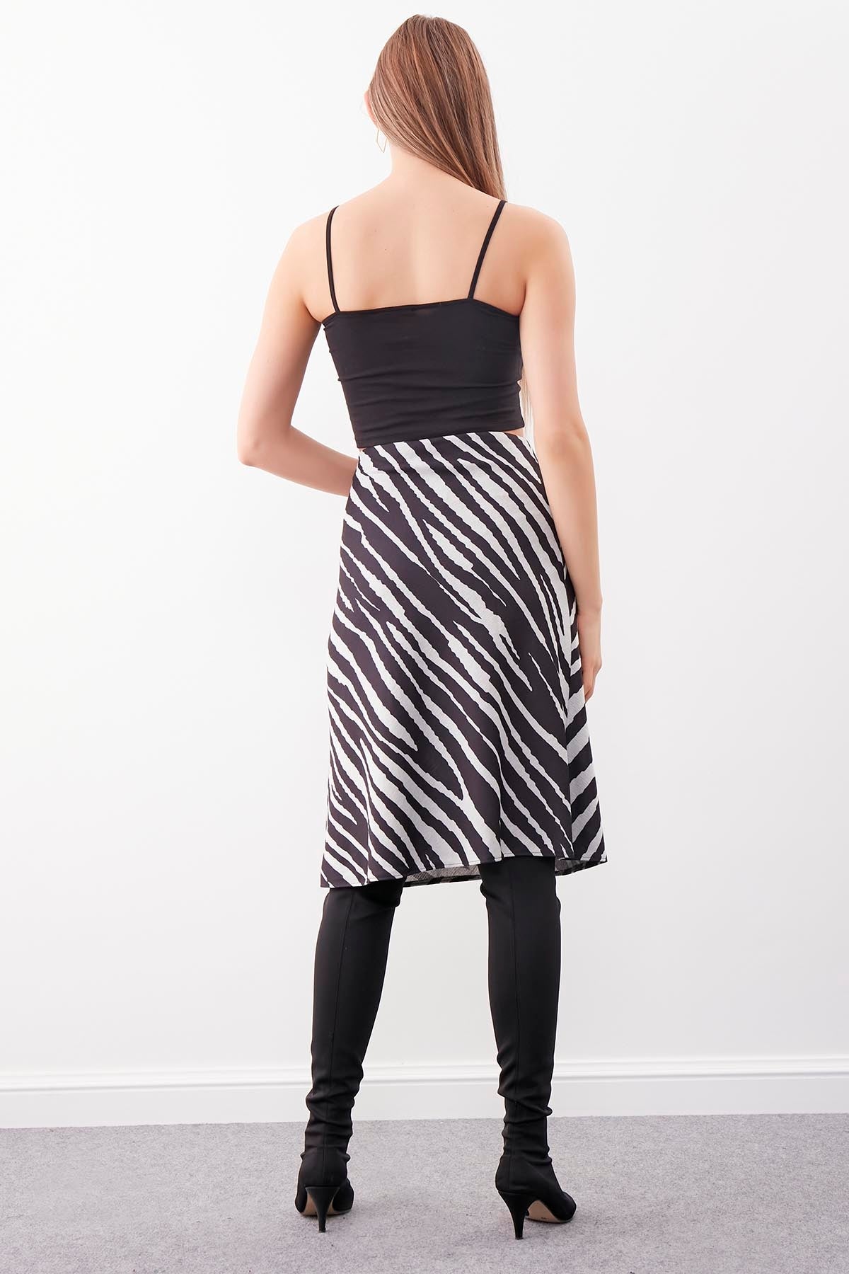 ZEBRA PATTERN SKIRT