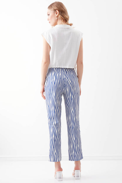 ZEBRA PATTERN TROUSERS