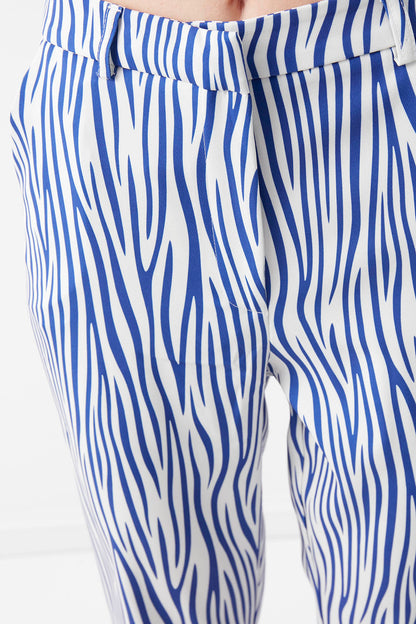 ZEBRA PATTERN TROUSERS