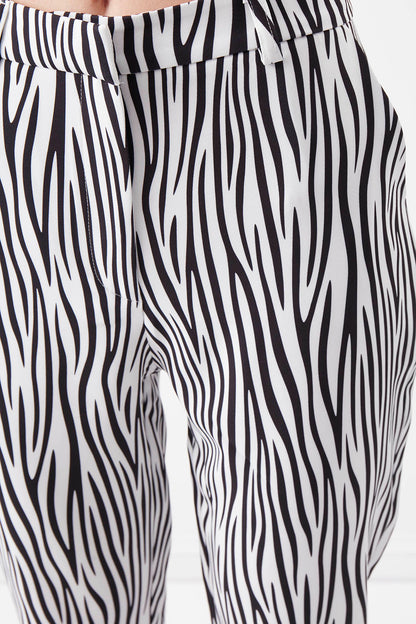 ZEBRA PATTERN TROUSERS
