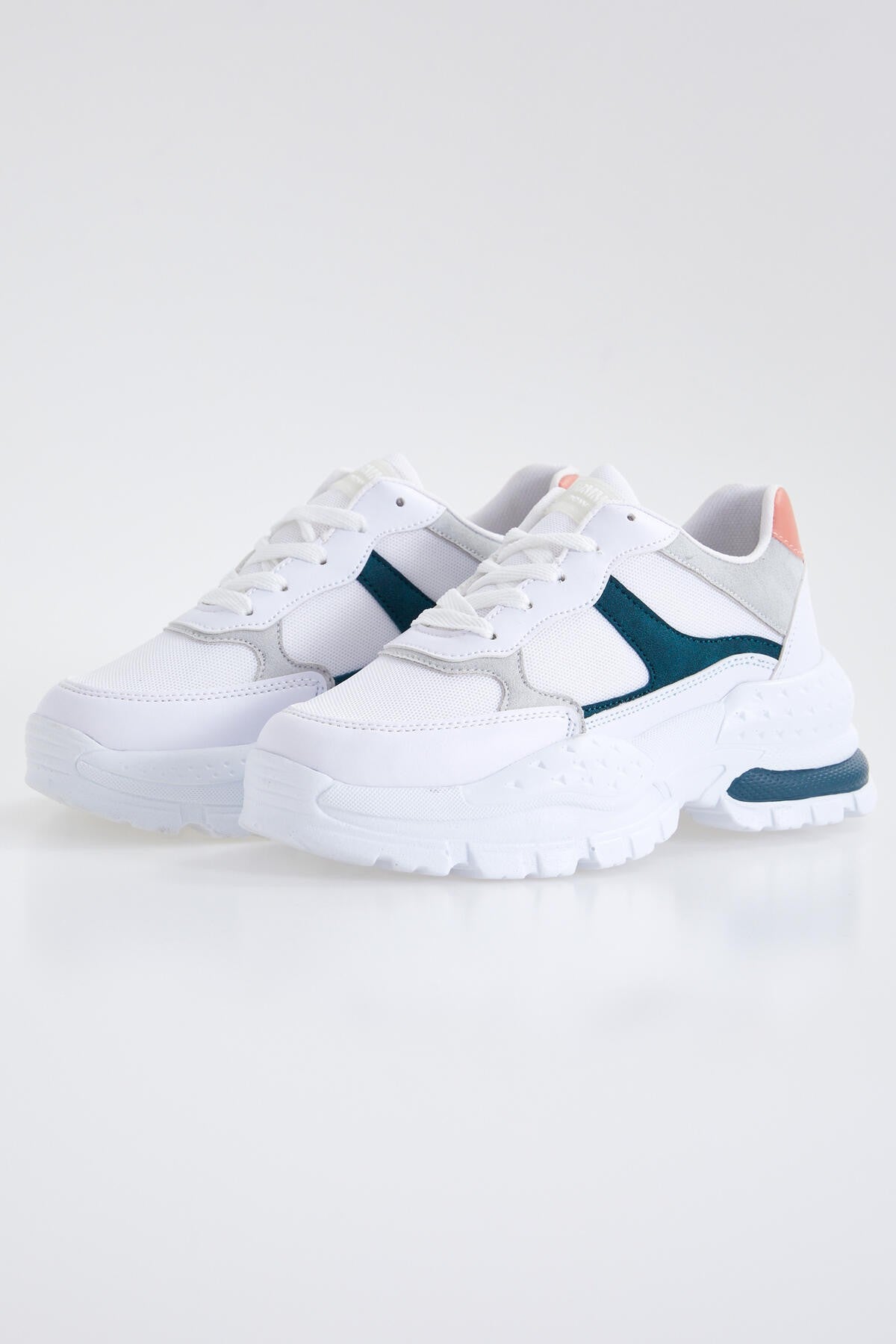 Emerald Laced High Sole Daily Women's Sneakers - 89077